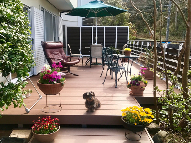 エクステリア工事（デッキ）